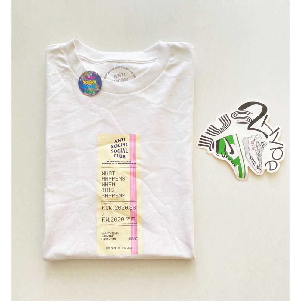 Anti Social Social Club Read Receipts Tee